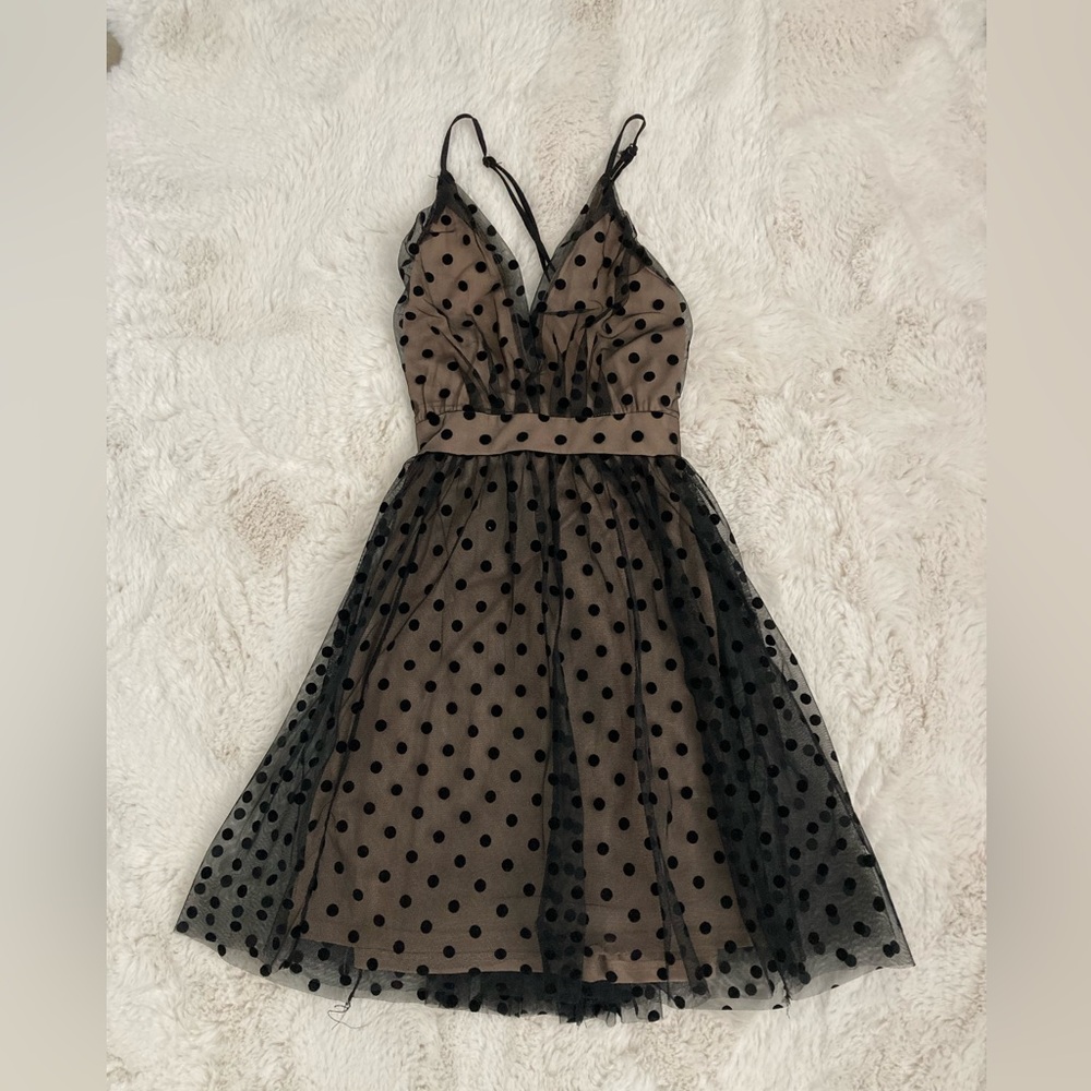 Black/Tan Dress